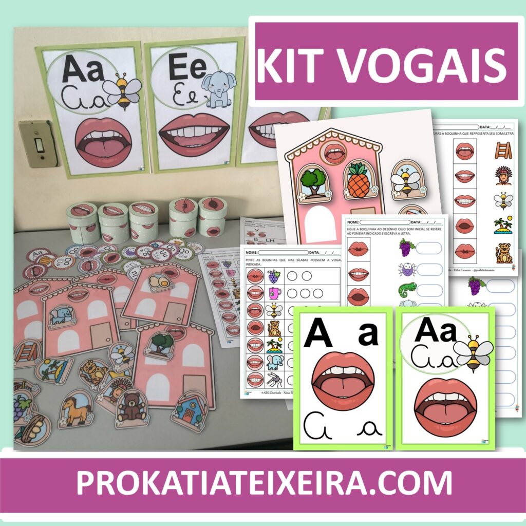 Kit De Atividades Para Trabalhar As Vogais Prokatiateixeira 6193