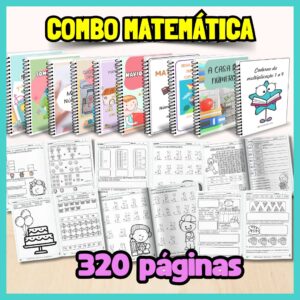 Pacote com Atividades de Matemática1.0 320 páginas OFERTA