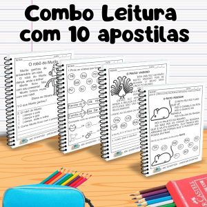 Combo Leitura e Interpretação com 10 apostilas