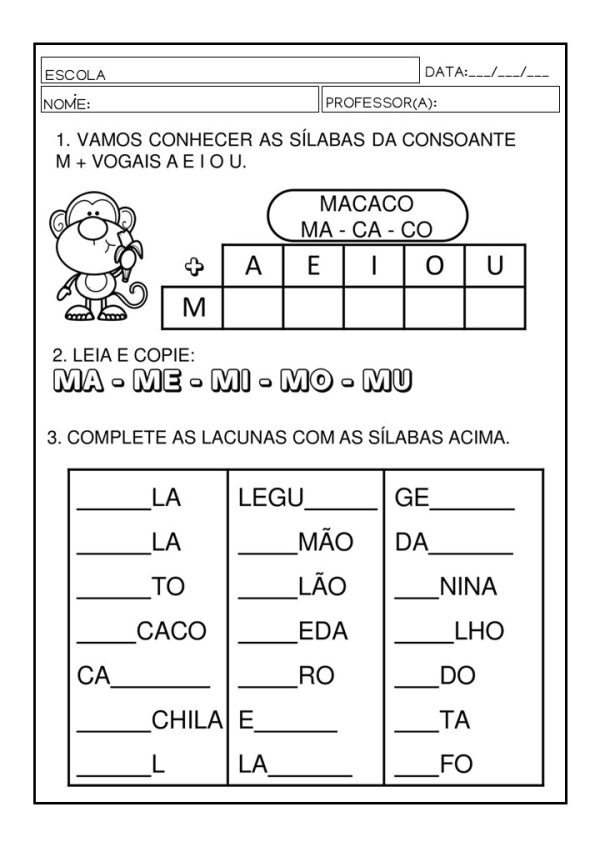 Pequenos Textos com atividades de Alfabetização 1ºano - Imagem 4