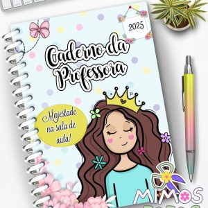Planner  da Professora 2025: Majestade em Sala de Aula