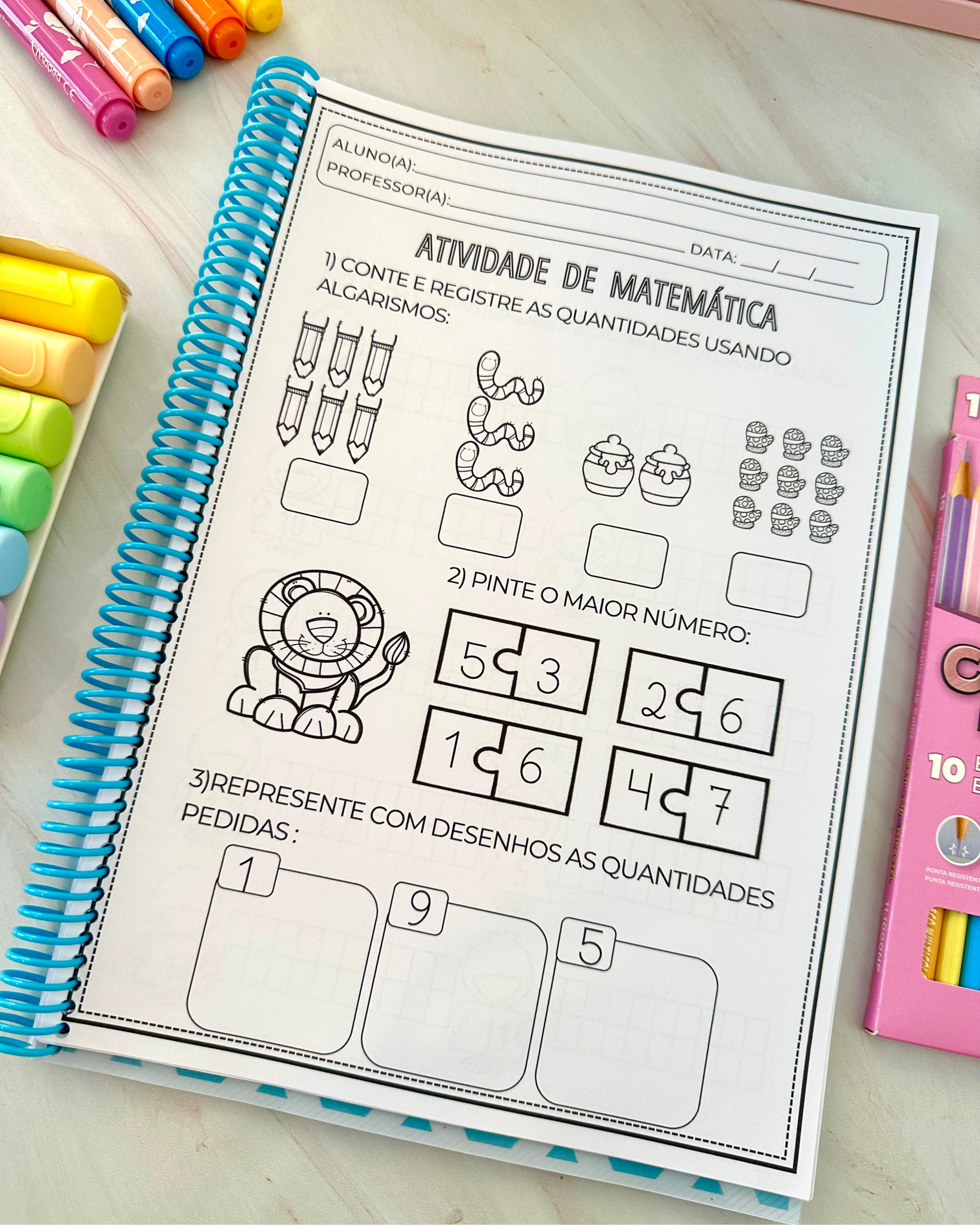 Apostila para trabalhar os numerais de 1 a 20 - Imagem 6