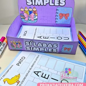 Caderno Sílabas Simples – Educação Especial