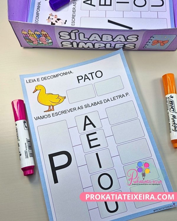 Caderno Sílabas Simples – Educação Especial - Imagem 11