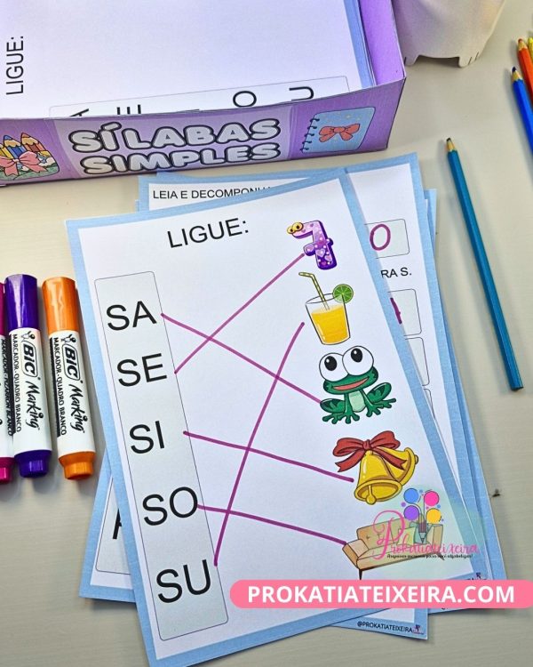 Caderno Sílabas Simples – Educação Especial - Imagem 5