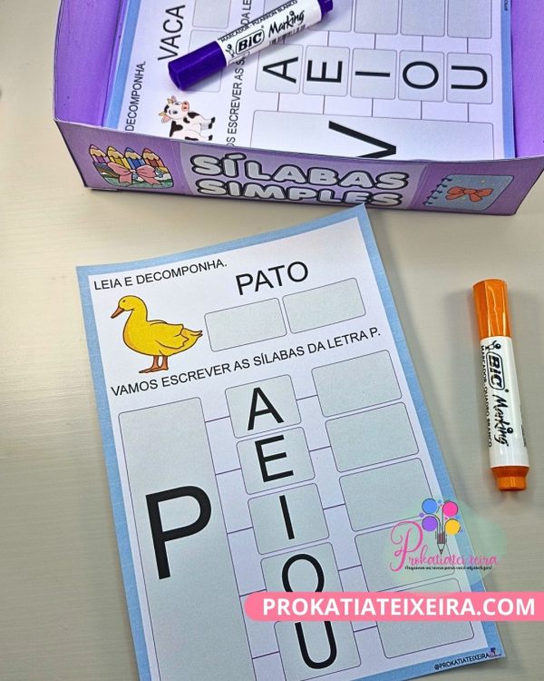 Caderno Sílabas Simples – Educação Especial - Imagem 8