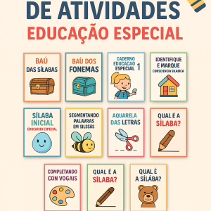 Combo de Atividades Educação Especial com 11 arquivos