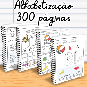 300 Páginas de Atividades de Alfabetização
