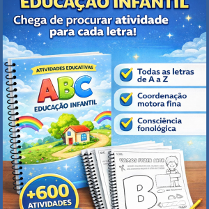 600 Páginas Educação Infantil - 26 apostilas