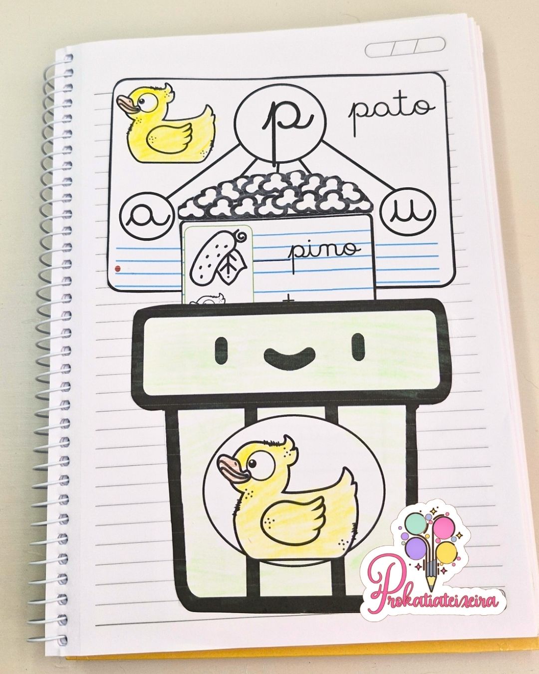 Atividades Para Treinar Caligrafia Pipoca das Sílabas - Imagem 6