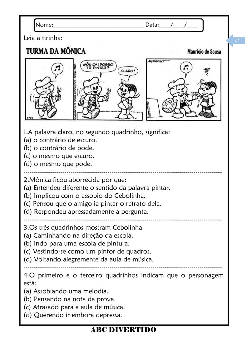 Pacote de Atividades 4º e 5º Anos Português e Matemática 134 pág. - Imagem 5