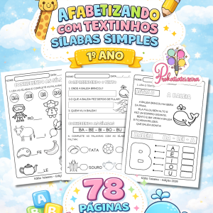 ALFABETIZANDO COM TEXTINHOS DE A A Z