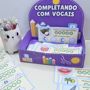 Arquivo Educação Especial Completando com Vogais