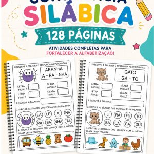 Apostila com 128 Atividades de Consciência Silábica